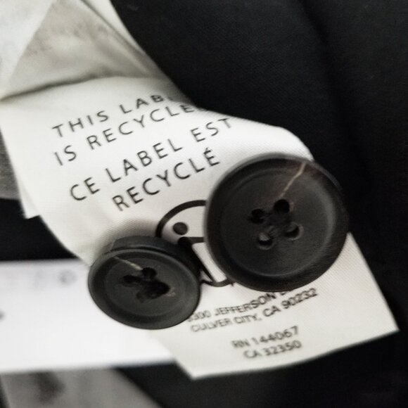 NEW Outerknown Men's 33 Stretch Wool Blend Trouser Pants Tapered Ankle $298 Gray - Picture 7 of 16